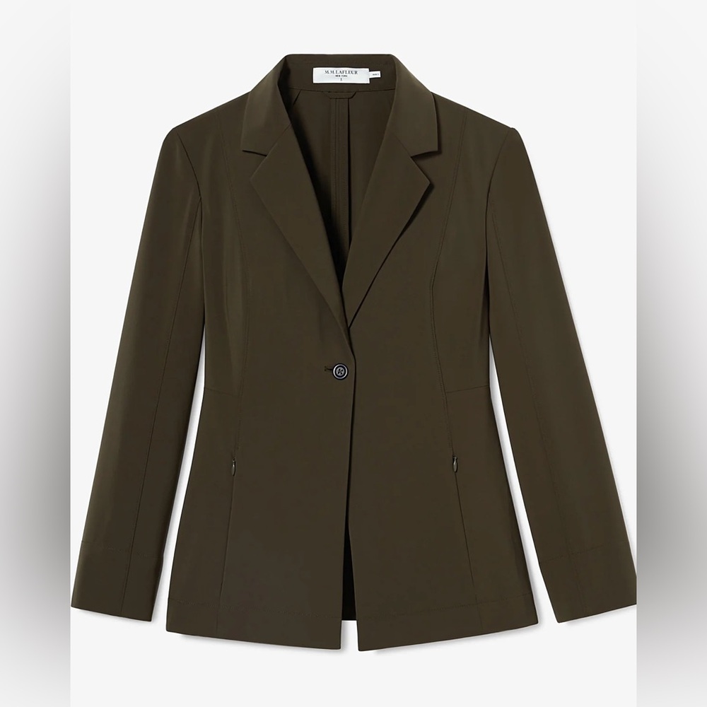 M.M. LAFLEUR Moreland Jacket (color: olive, size: 4)
